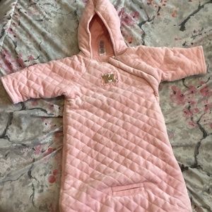 Baby Girl Pink Bunting 0 - 9 Month Winter Travel Sack Infant 3 6 9 month